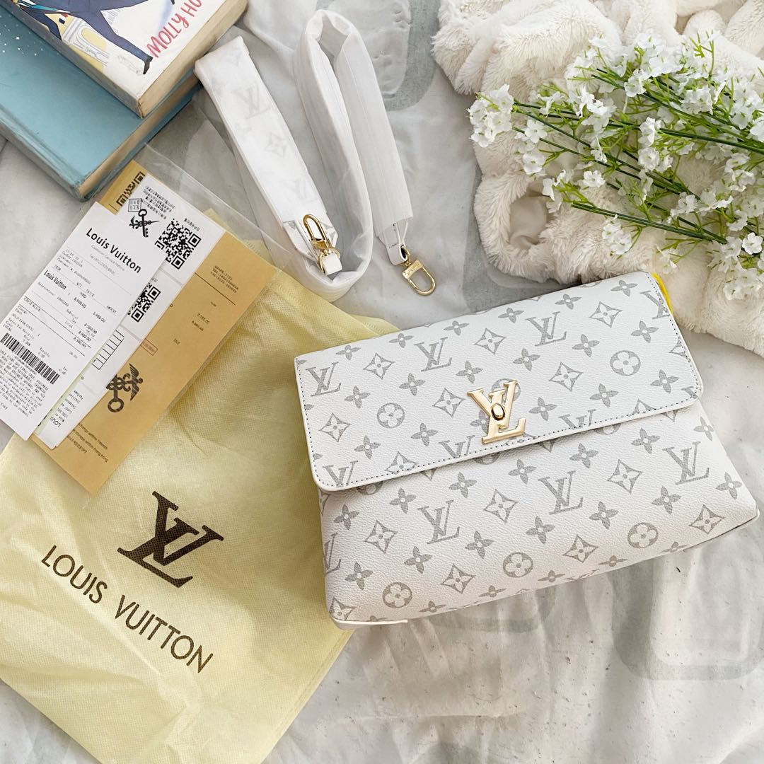 LV WHITE HAND/SLING BAG TOP GRADE, Women's Fashion, Bags & Wallets