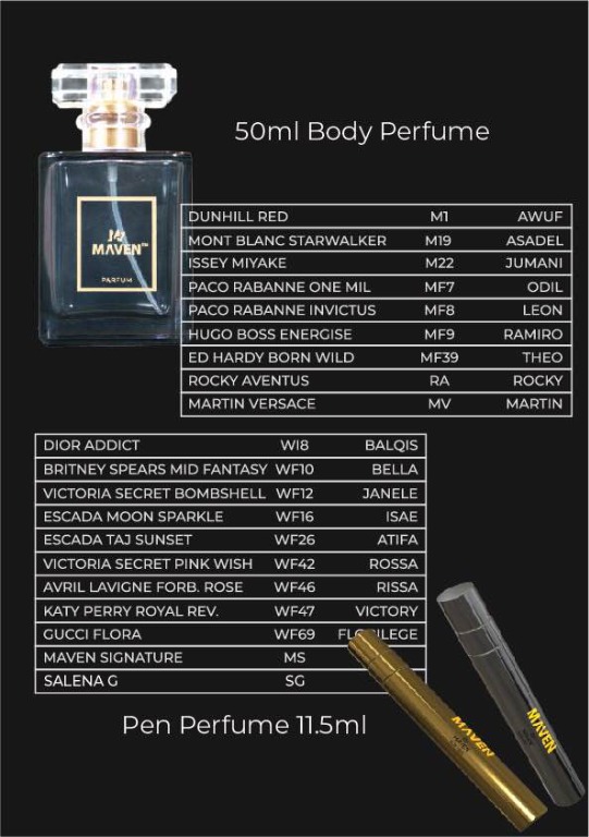 Maven hot sale perfume price