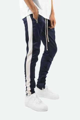yawning Depression wide Mnml Track Pants, Men's Fashion, Bottoms, Trousers on Carousell