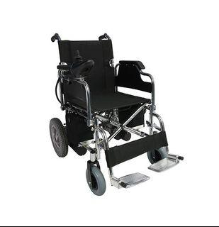 Motorized Electric Wheelchair Full Automatic with solid rubber wheels