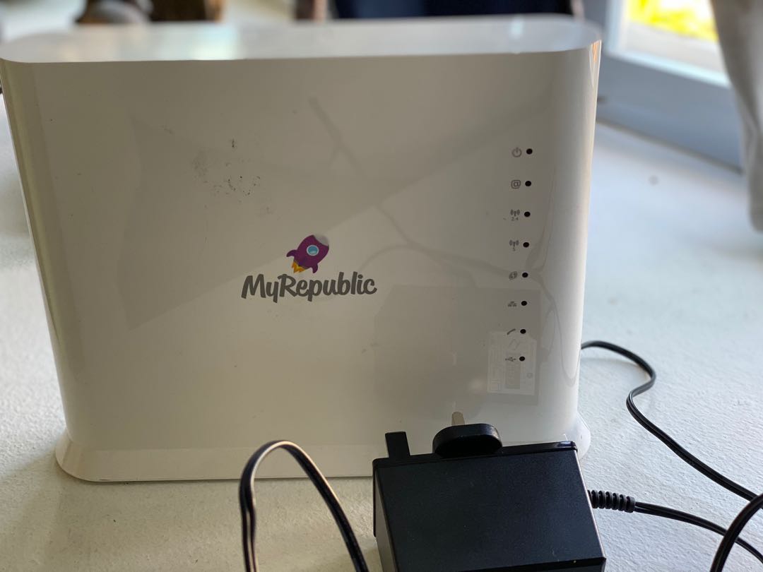 MyRepublic (Technicolor) Router, Computers & Tech, Parts & Accessories ...