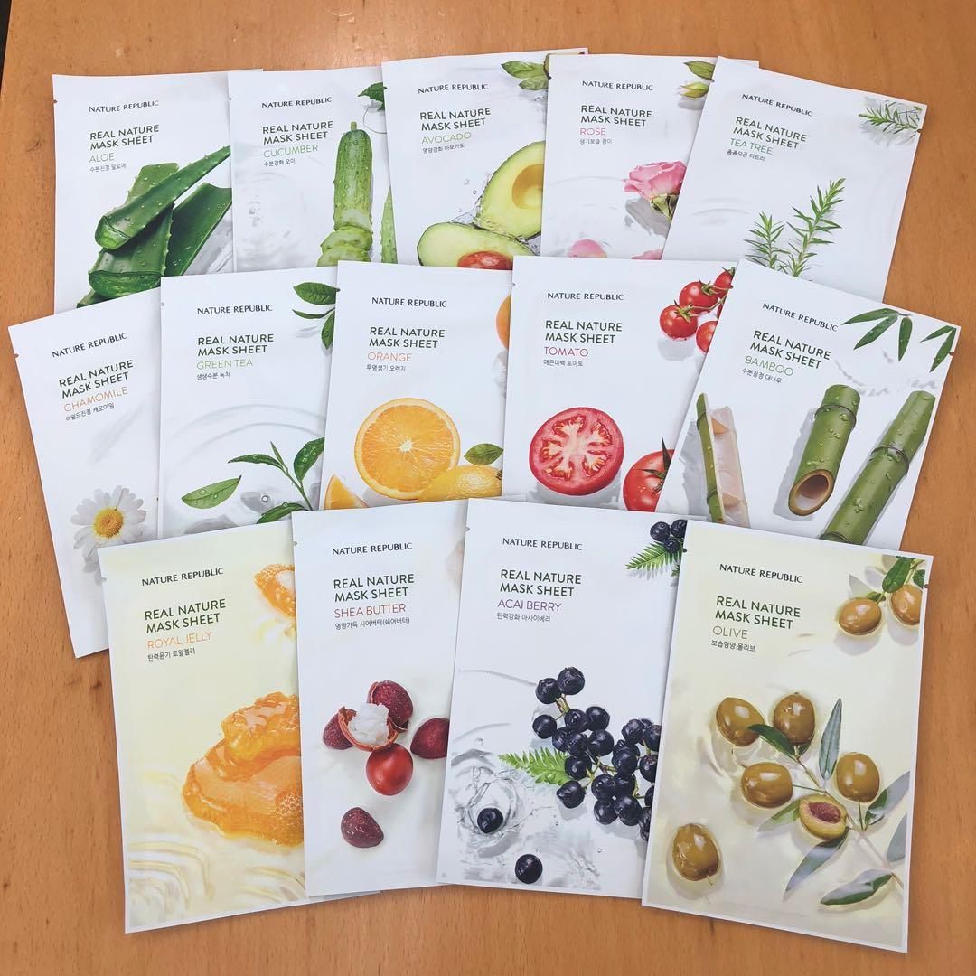 Nature Republic Mask, Health & Nutrition, Face Masks & Face Shields on