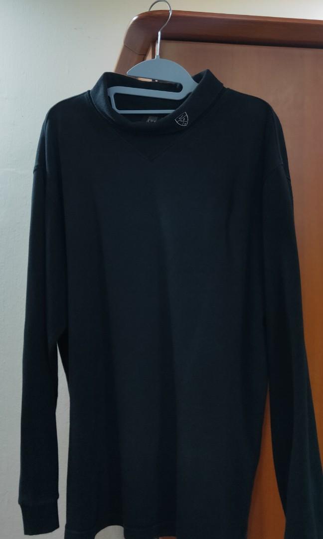 Nike golf mock turtleneck long sleeve online