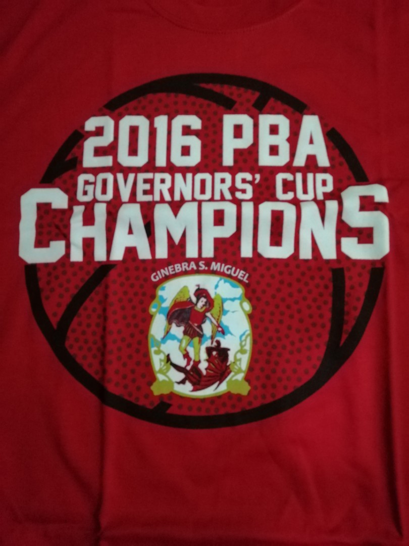 Official Ginebra PBA Governor s Cup Championship Shirt Ginebra T