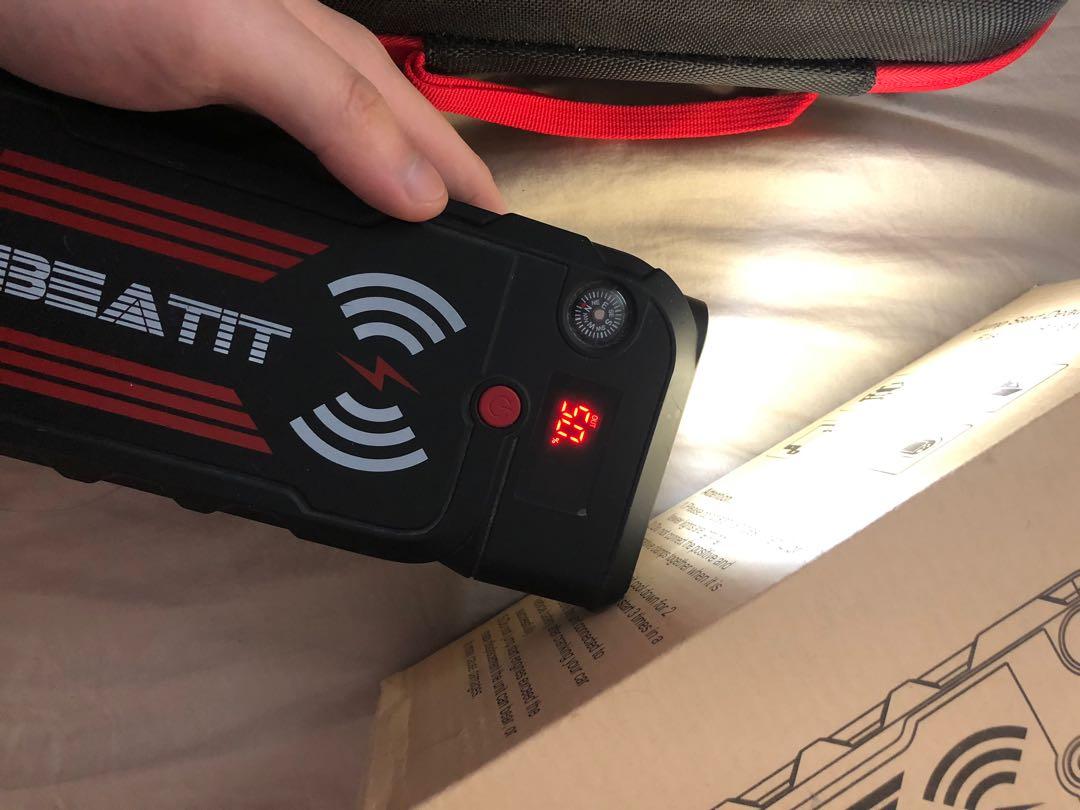 Original BEATIT Wireless Fast Charge Power Bank Car Jump Start Charger
