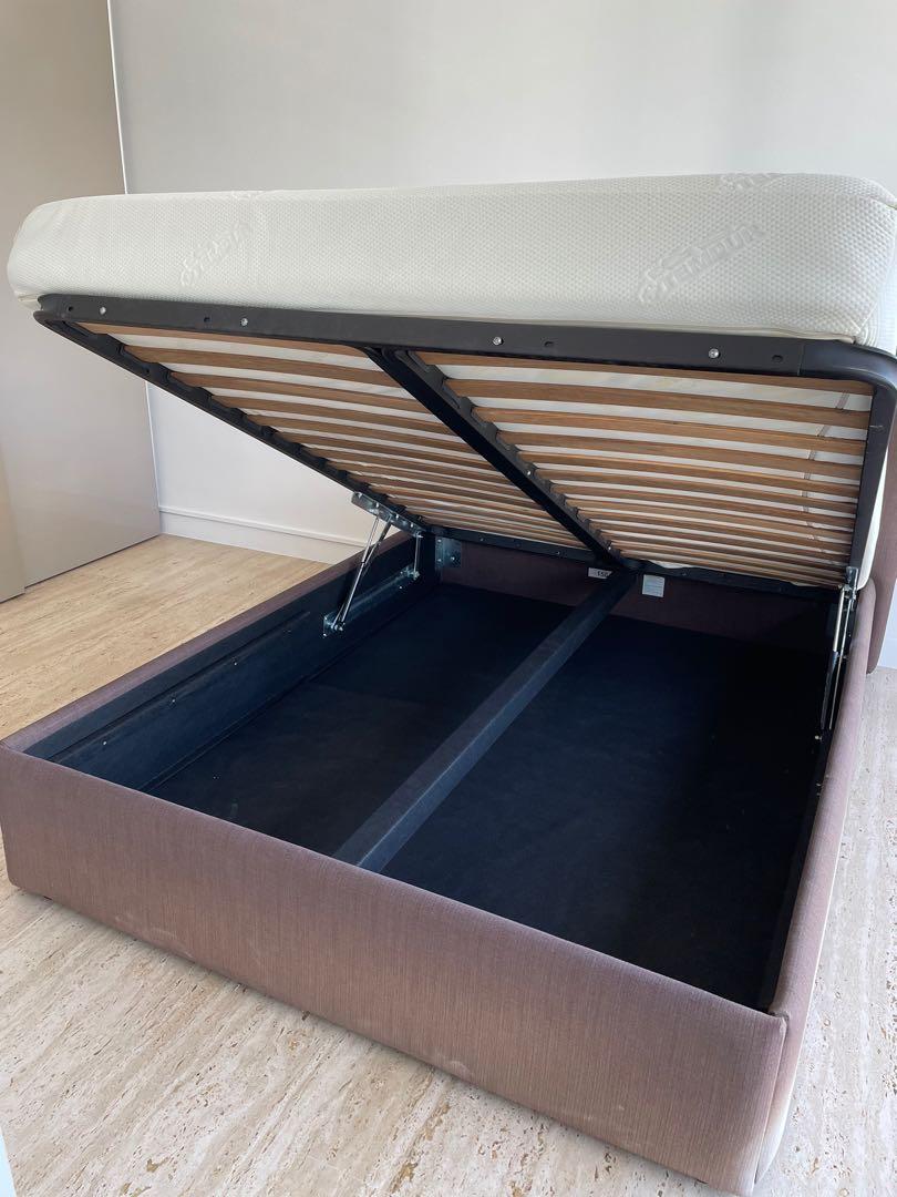 Original Tempur Storage bed with Tempur mattress (from UK) QUICK SALE