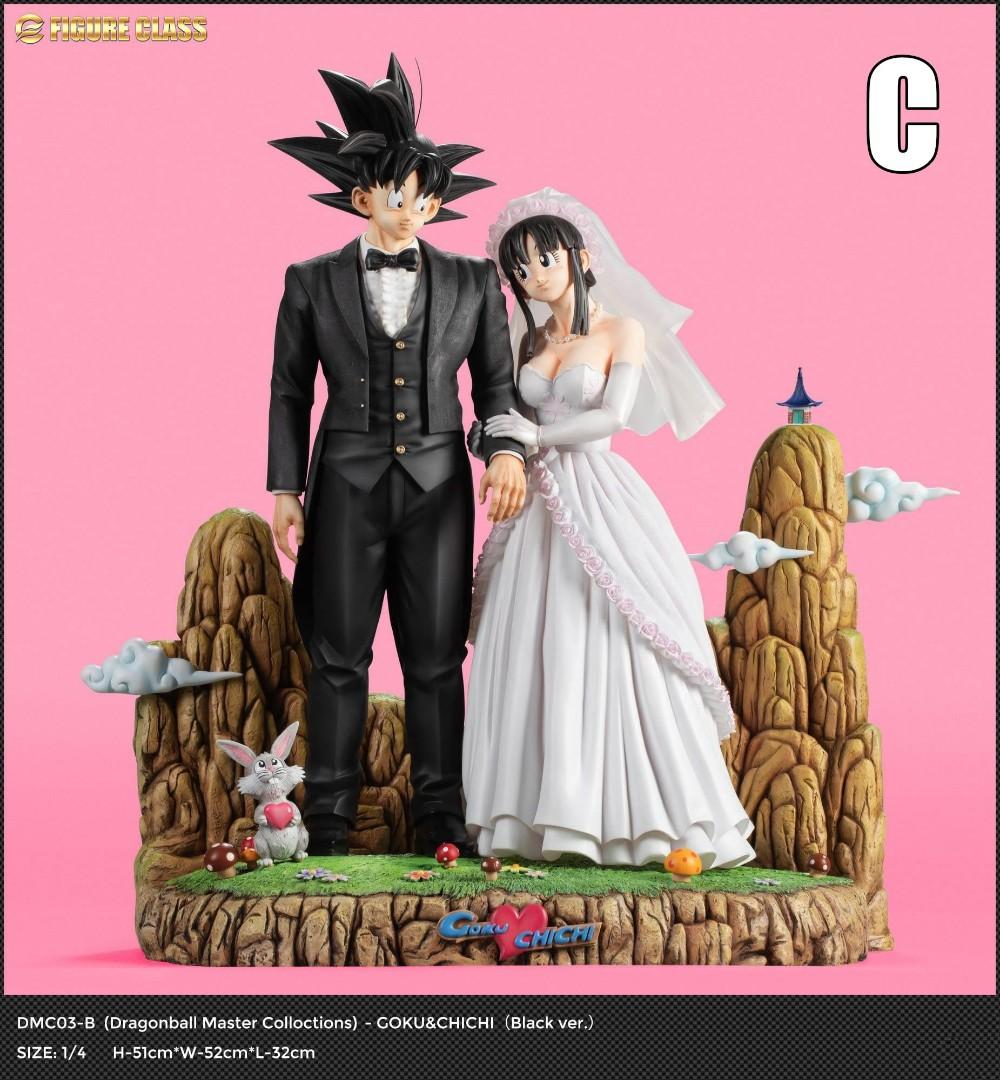 Overseas Stock] Dragon Ball Figure Class Goku & Chichi Wedding -dragonball  studio gk resin statue, Hobbies & Toys, Toys & Games on Carousell