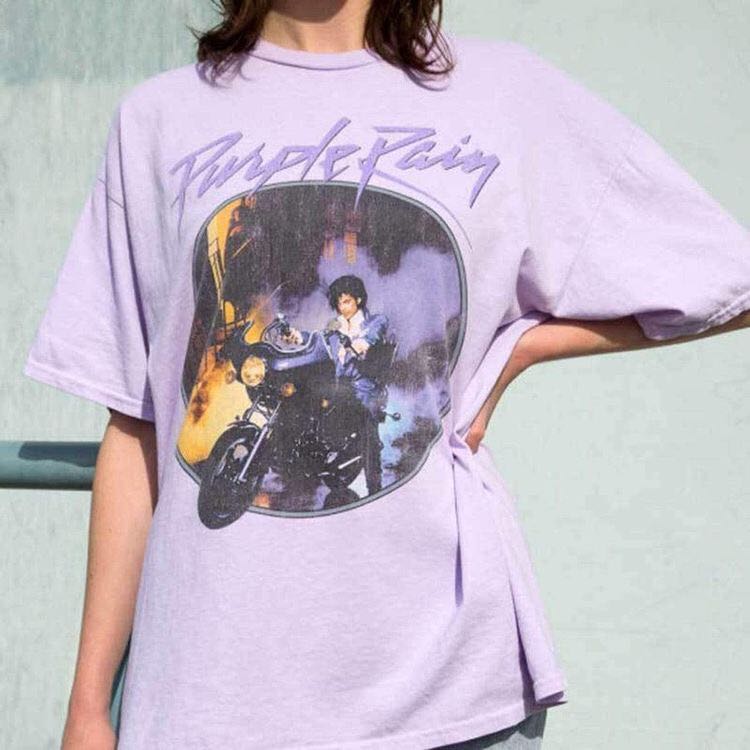 purple rain oversized t shirt
