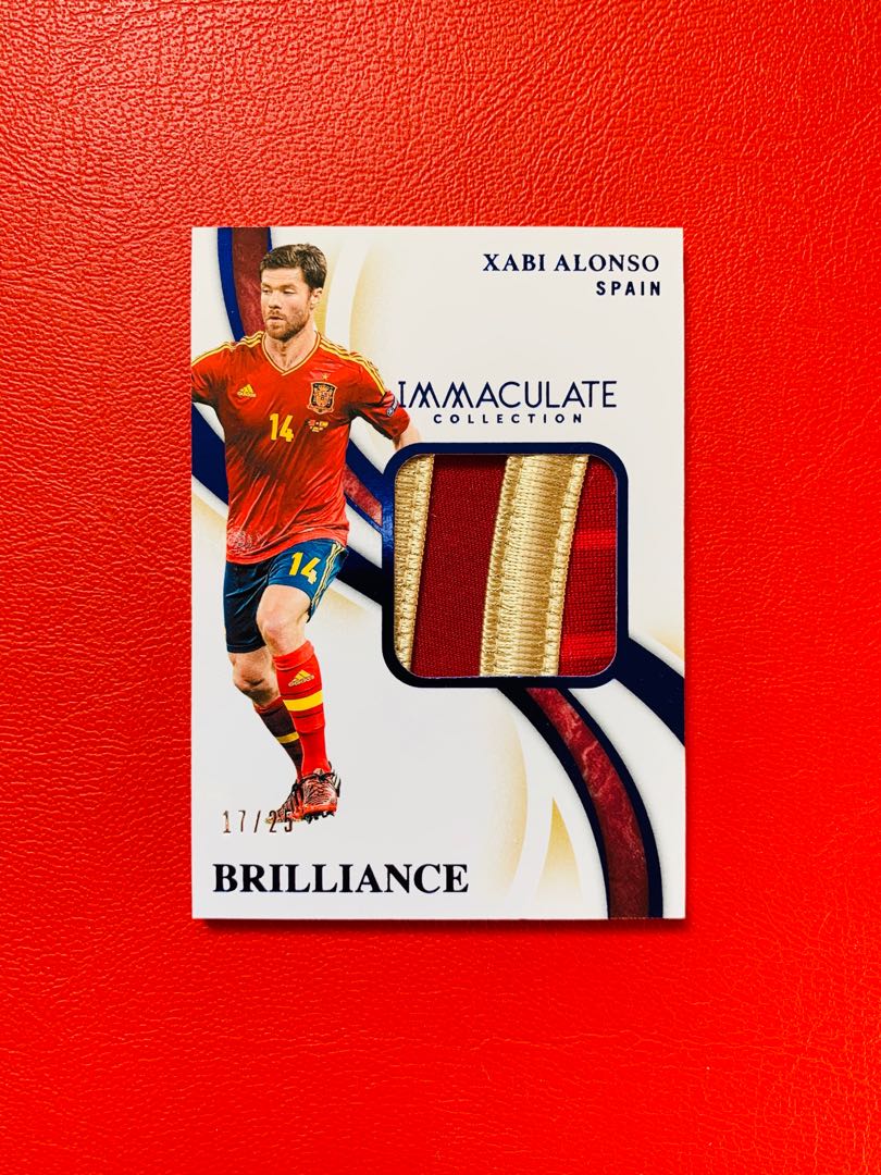 最旬トレンドパンツ panini 25枚限定 Auto Spain Barcelona シャビ