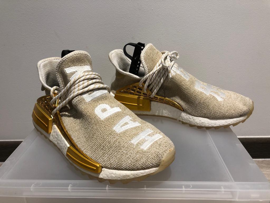 Pharrell human race gold on sale