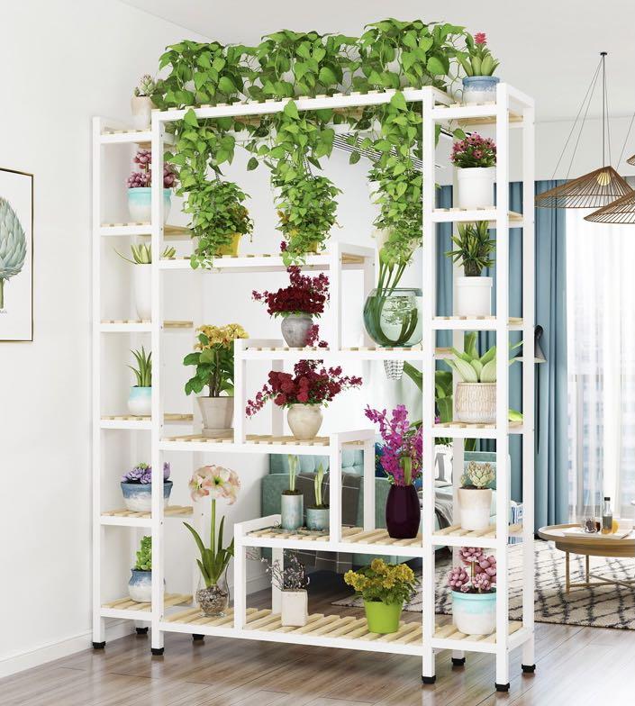 Rack Fish Tank Plant Flower Book Display Rack Shelf