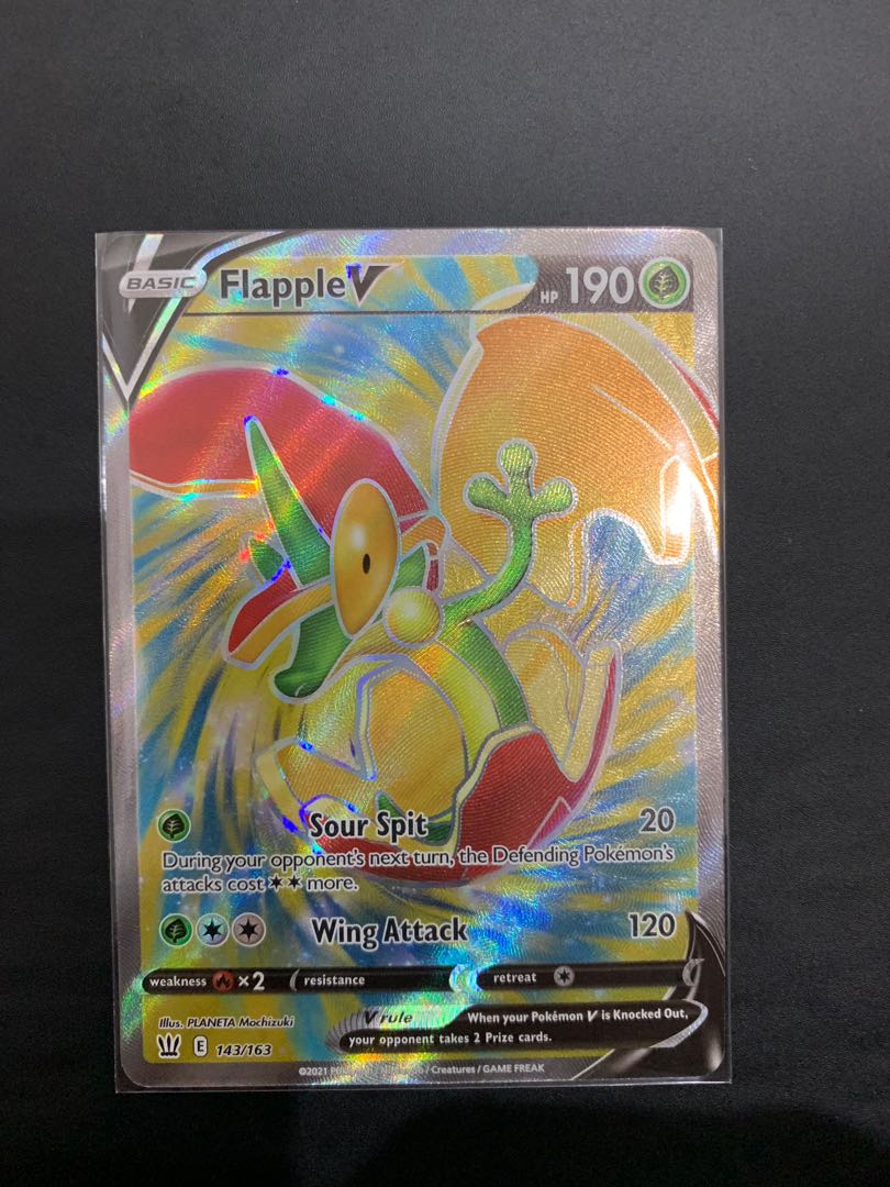 flapple pokemon card full art Amazon.com: Pokémon Cards 60 Assorted Trading Cards, Pokemon TCG  Collectible Deck Box, with 1 GX/V/VMAX/VSTAR, 5 Holos & A Plus Collectibles  Deck Box : Toys & Games main image 1