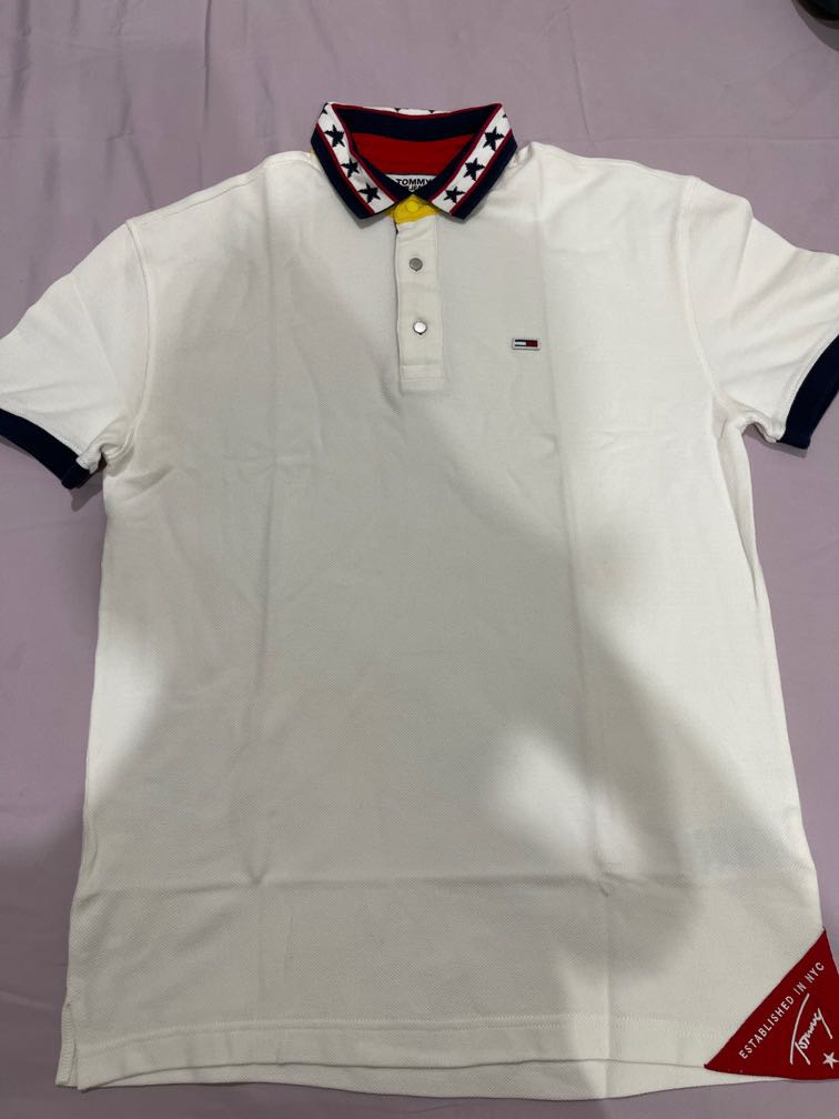 Polo Tommy Hilfiger Jeans, Fesyen Pria 