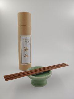Natural Pure Sandalwood Stickless Incense 250g 天然线香卧香(无脚/无竹签)- 纯檀香