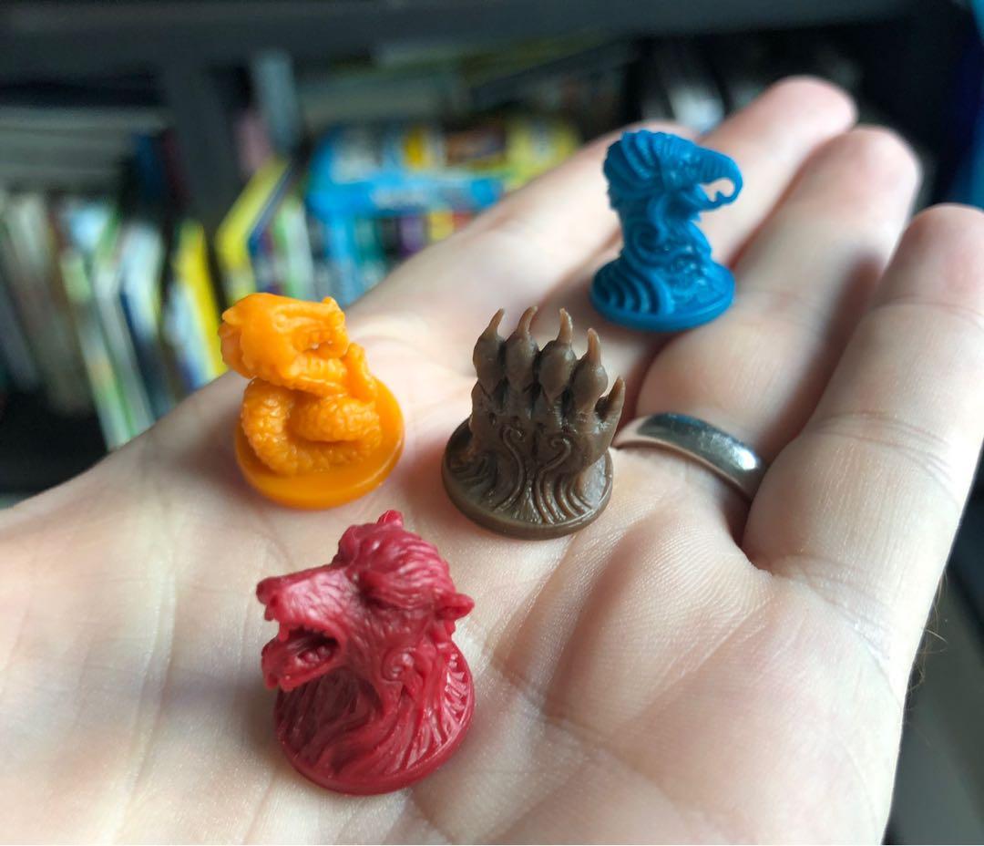 Rare Blood Rage tokens!, Hobbies & Toys, Toys & Games on Carousell