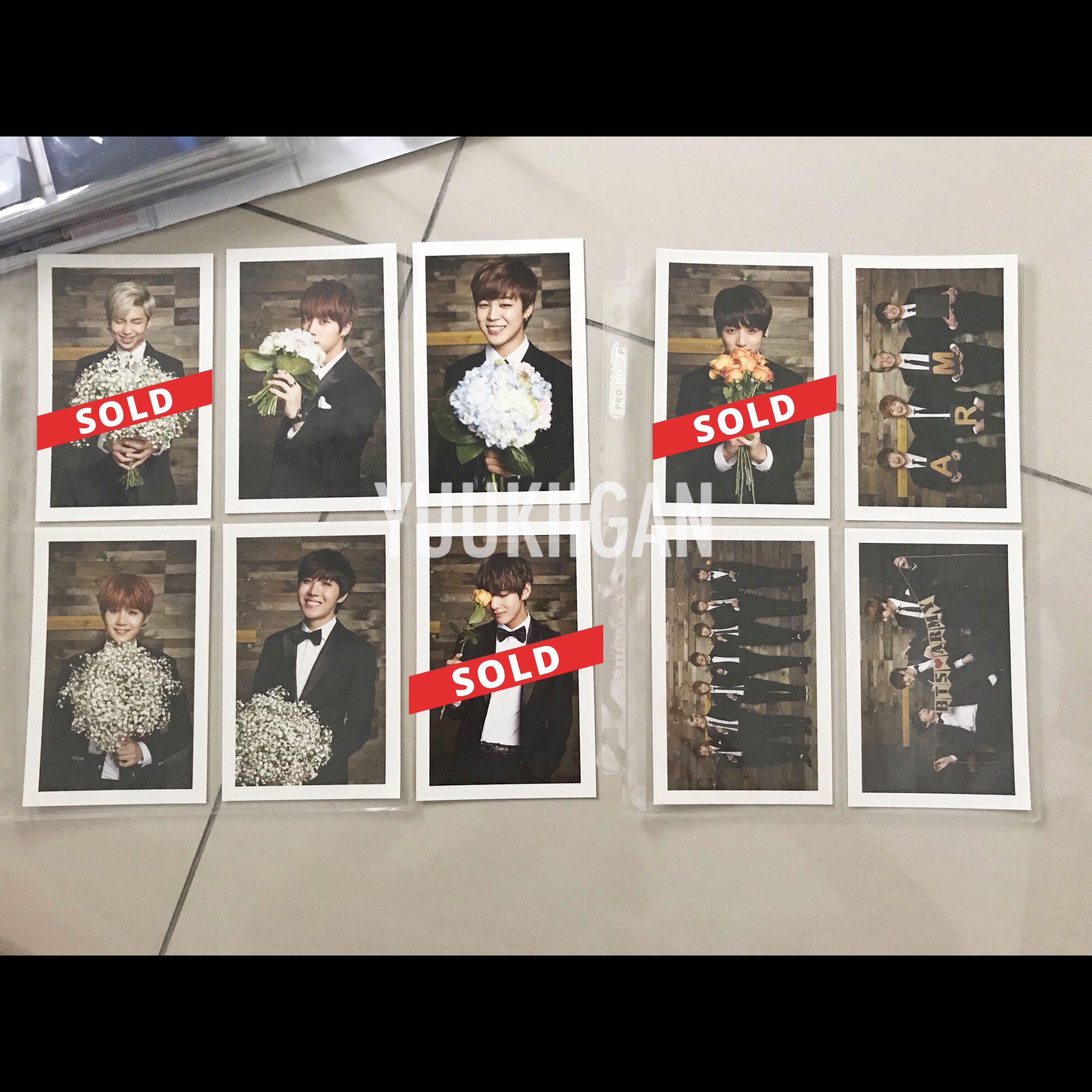 RARE] BTS 2nd Term ARMY membership postcard & photocard set