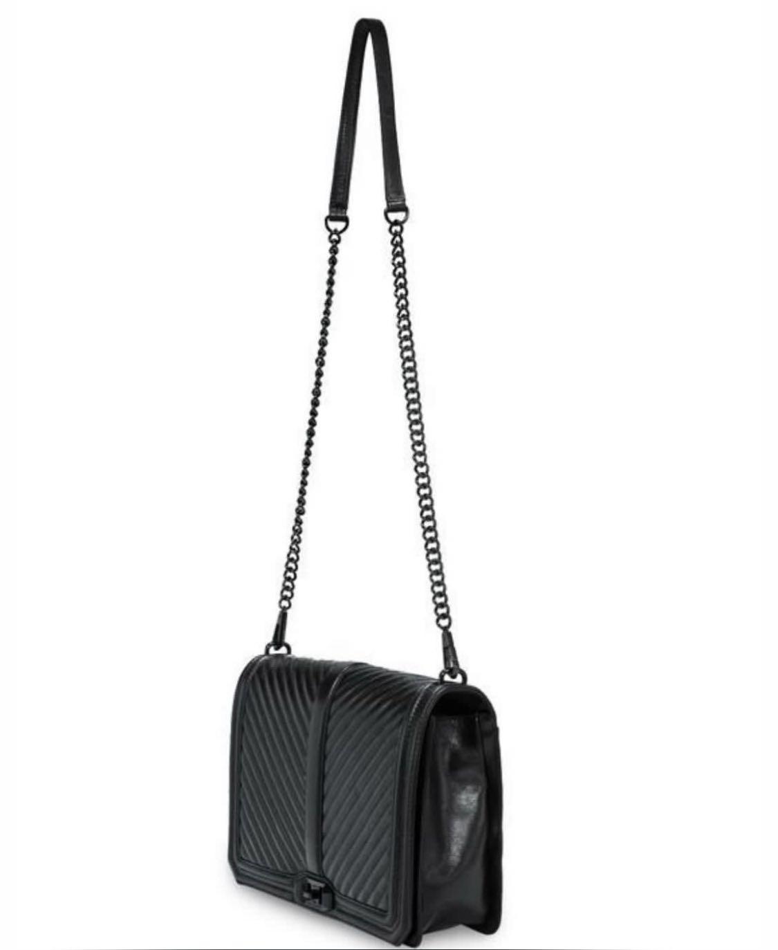 Rebecca Minkoff Chevron Quilted Jumbo Love Crossbody bag