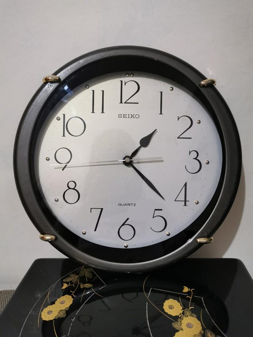 Seiko Wall Clock From Japan, Furniture & Home Living, Home Decor, Clocks on  Carousell