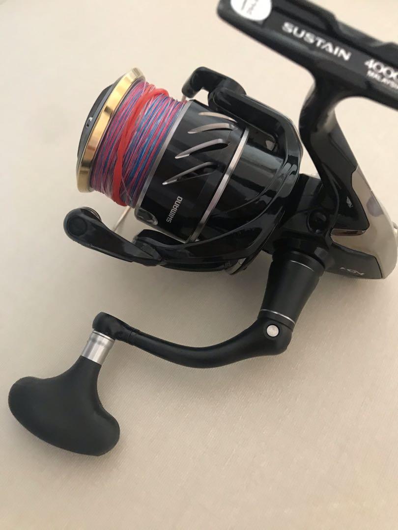 Shimano Sustain 4000 ( added bearing ) fishing reel, Sports Equipment,  Fishing on Carousell