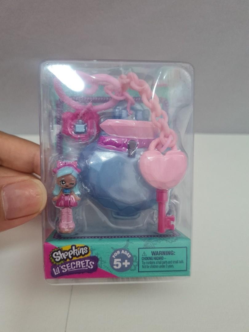 Shopkins Lil secret Mini version contents 1 secret bag tag 1