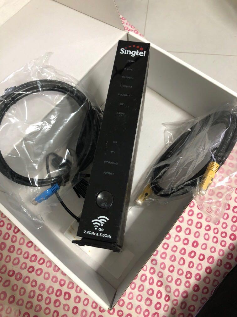 SingTel Modem Router, Computers & Tech, Parts & Accessories, Networking