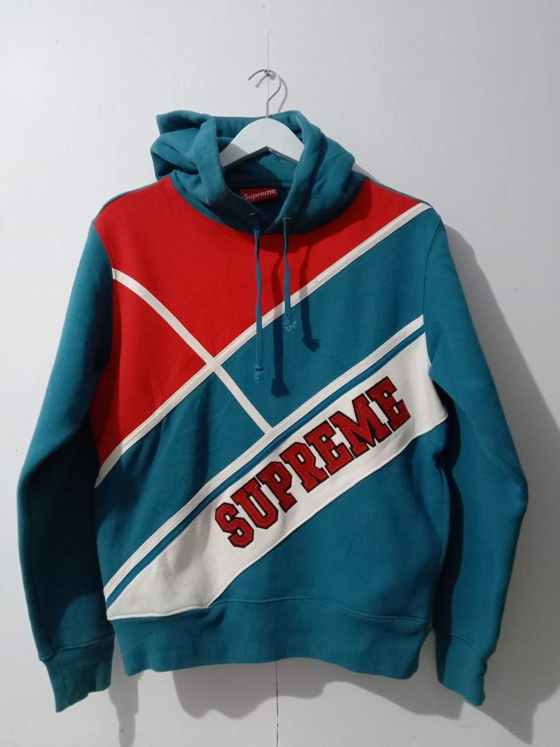 Diagonal supreme hoodie outlet