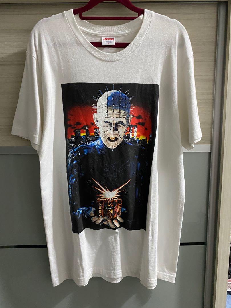 Supreme Hellraiser Hell On Earth white, Men's Fashion, Tops & Sets