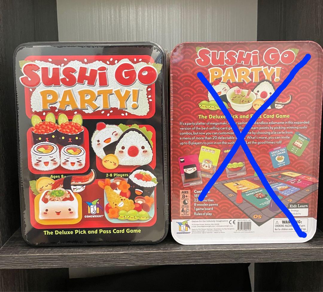 Sushi Go Party! Board Game, Hobbies & Toys, Toys & Games on Carousell