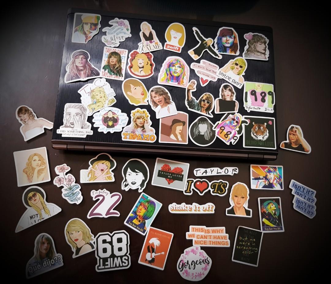 Taylor Swift Stickers Set (for luggage, laptop, gadgets, etc.)