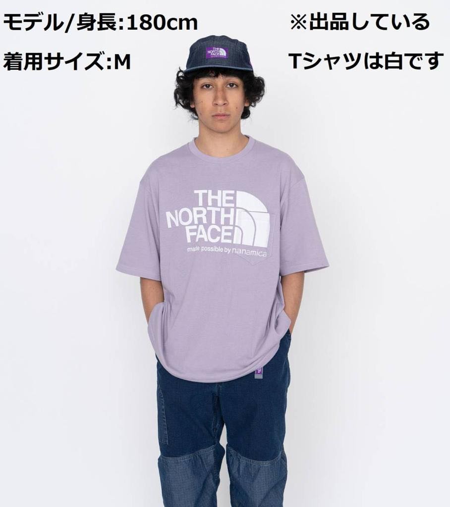 直営店に限定 パレス ザノースフェイス パープルレーベル グラフィックTシャツ 新品 M Cotton メンズ