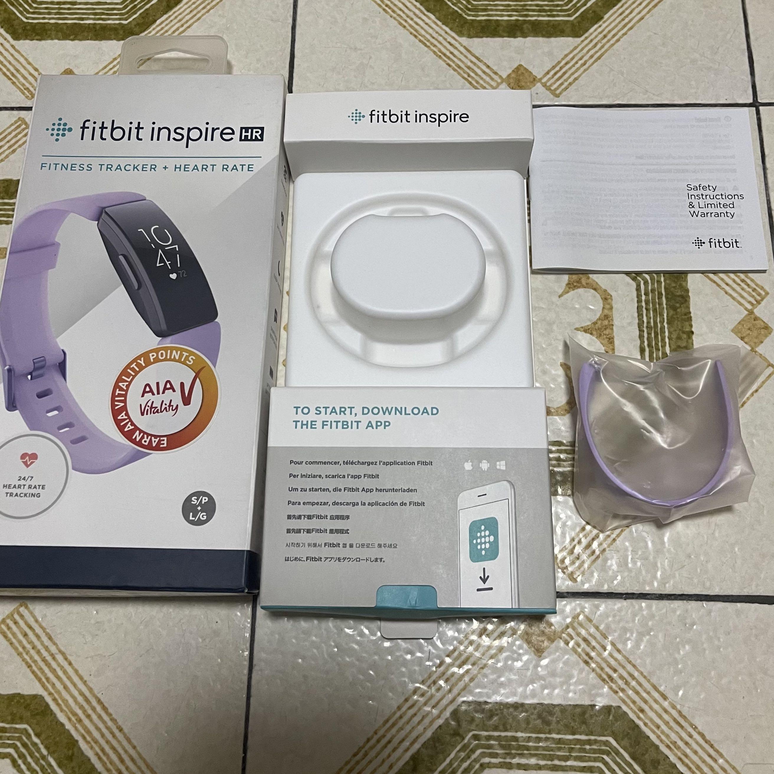Used Fitbit Inspired HR Mobile Phones Gadgets Wearables