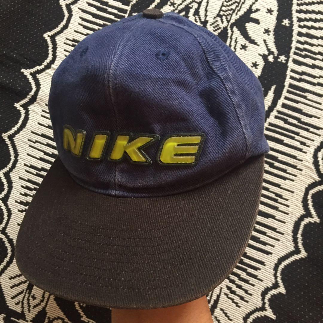 Vintage Nike spell out Hat OSFA, Men's 