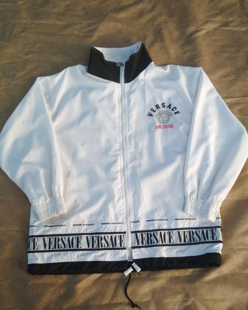 versace fleece jacket