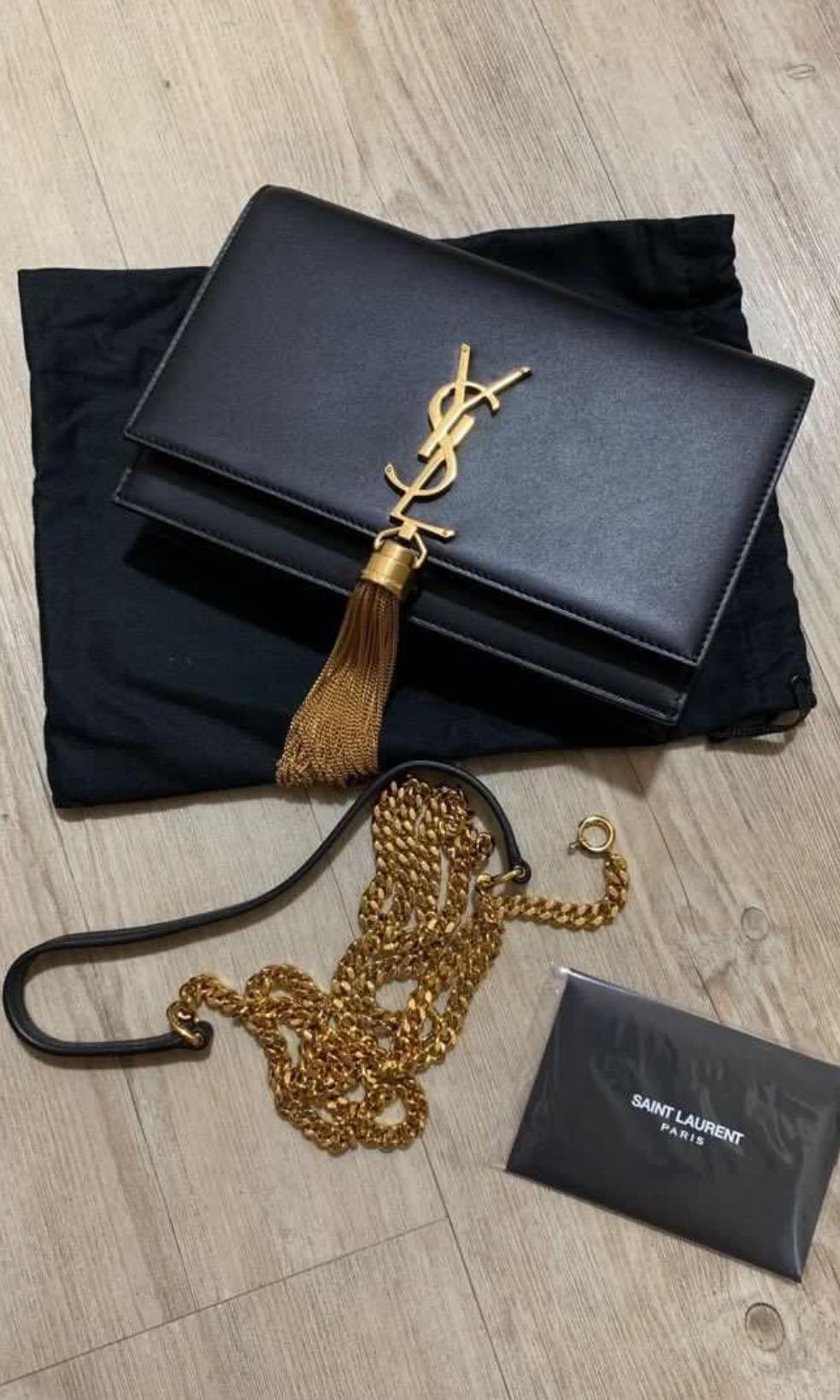 Ysl tassel wallet on chain outlet