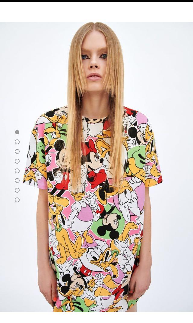 zara mickey dress