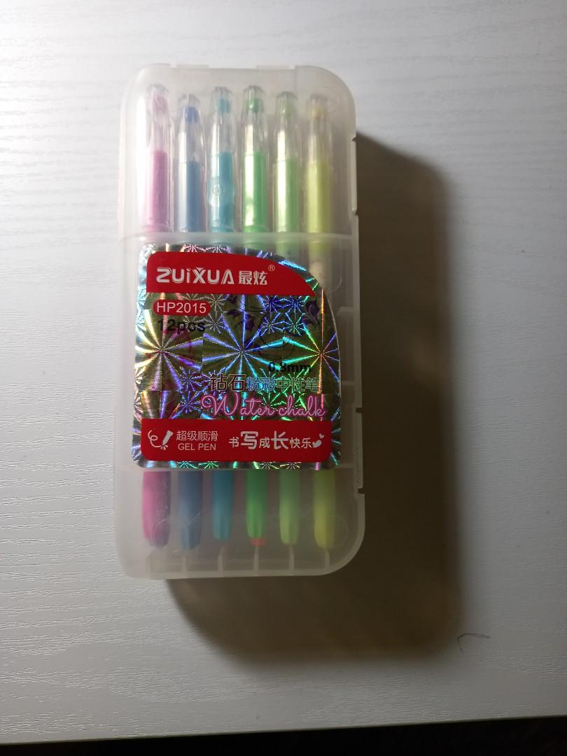 Ontevreden monster hoeveelheid verkoop Zuixua 12pcs Waterchalk pens, Hobbies & Toys, Stationary & Craft,  Stationery & School Supplies on Carousell