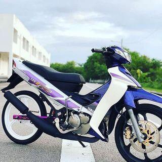 125z Coverset Lelong Price Original Plain Black Motorcycles Motorcycle Accessories On Carousell