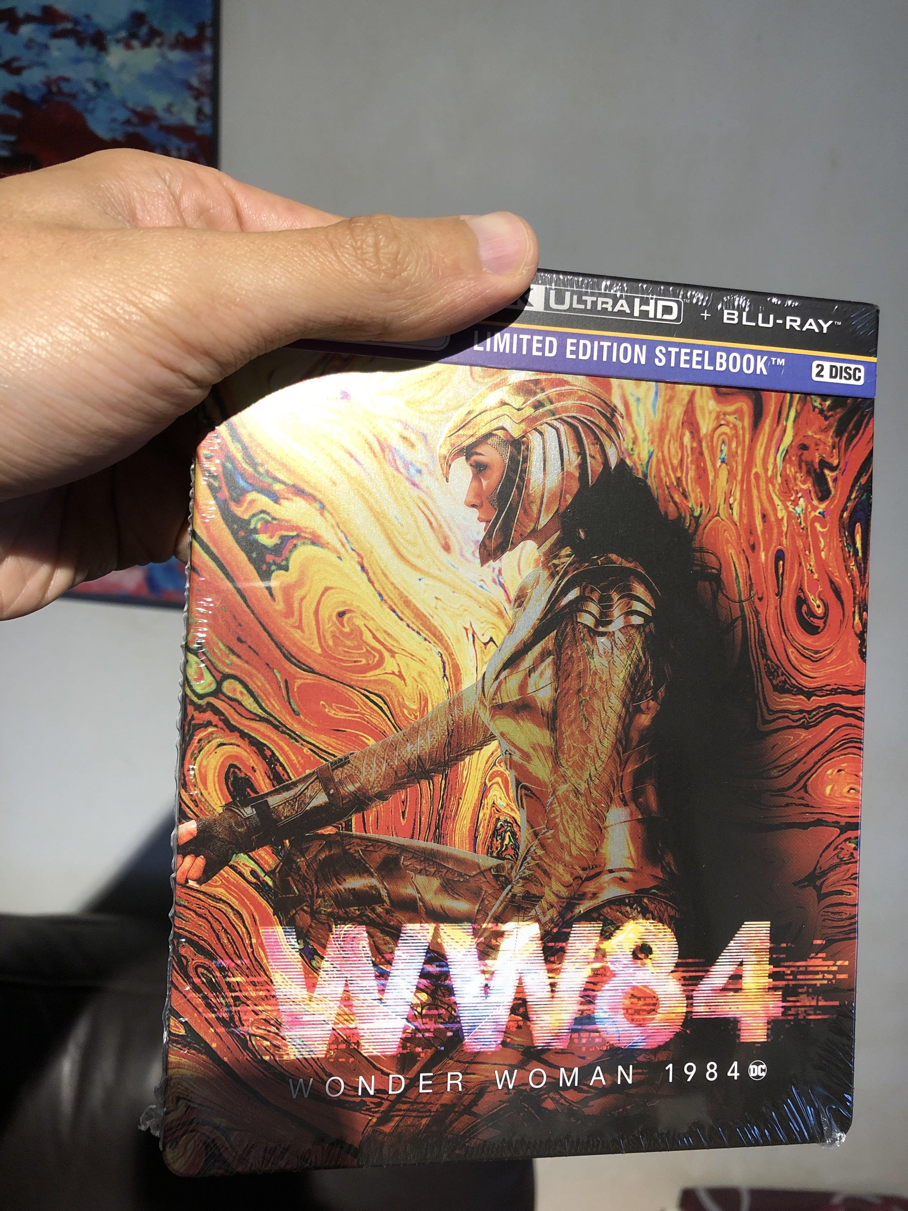 21 4k Wonder Woman 1984 Ww84 Steelbook 4k Uhd Ultra Hd Blu Ray Tv Home Appliances Tv Entertainment Tv Parts Accessories On Carousell