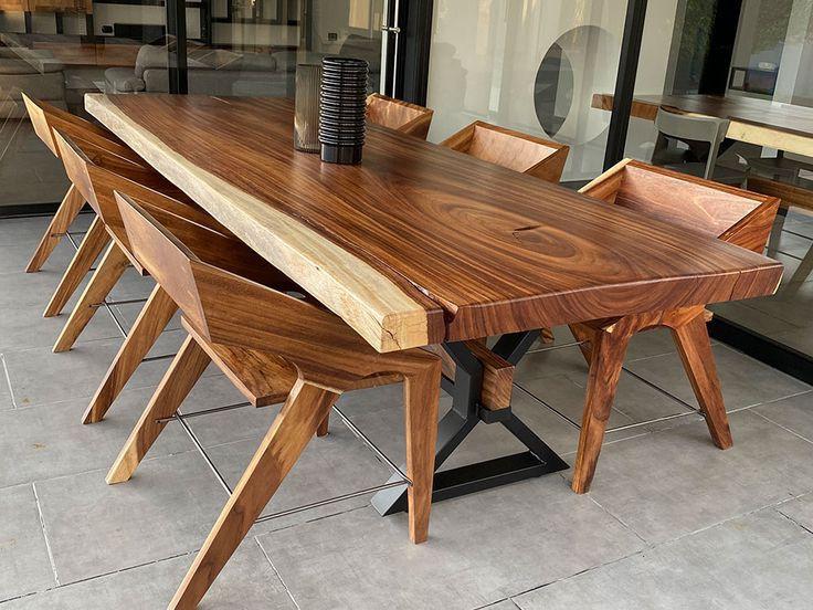 Acacia dining cheap table and chairs