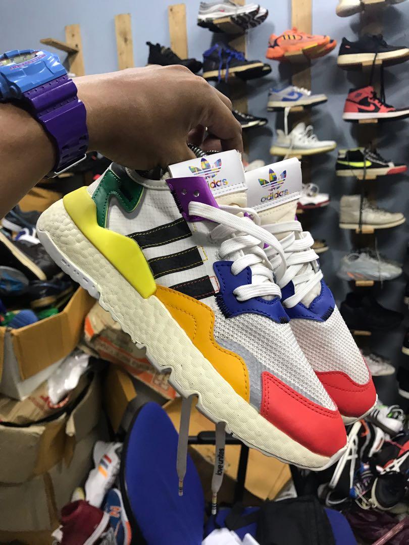 adidas nite jogger pride Men s Fashion Footwear Sneakers on