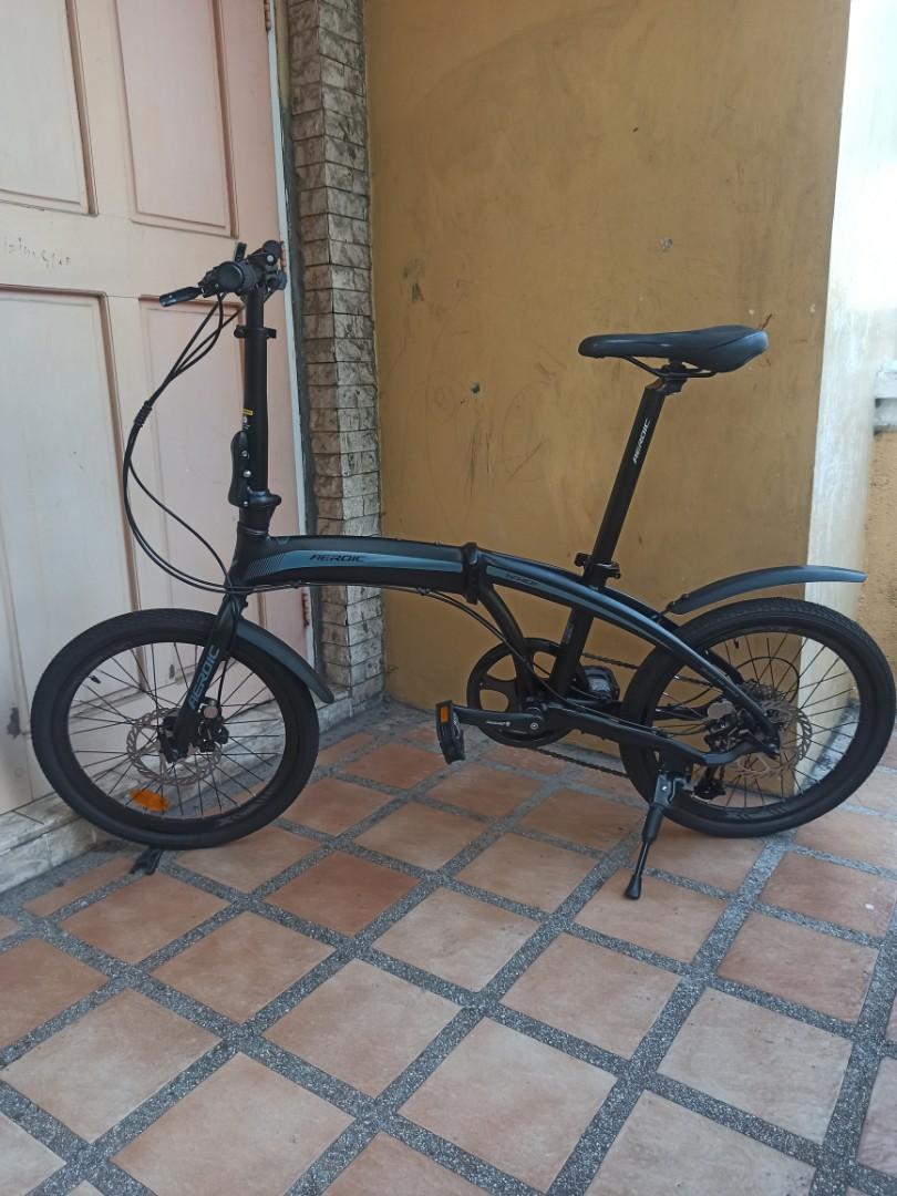 aeroic space folding bike