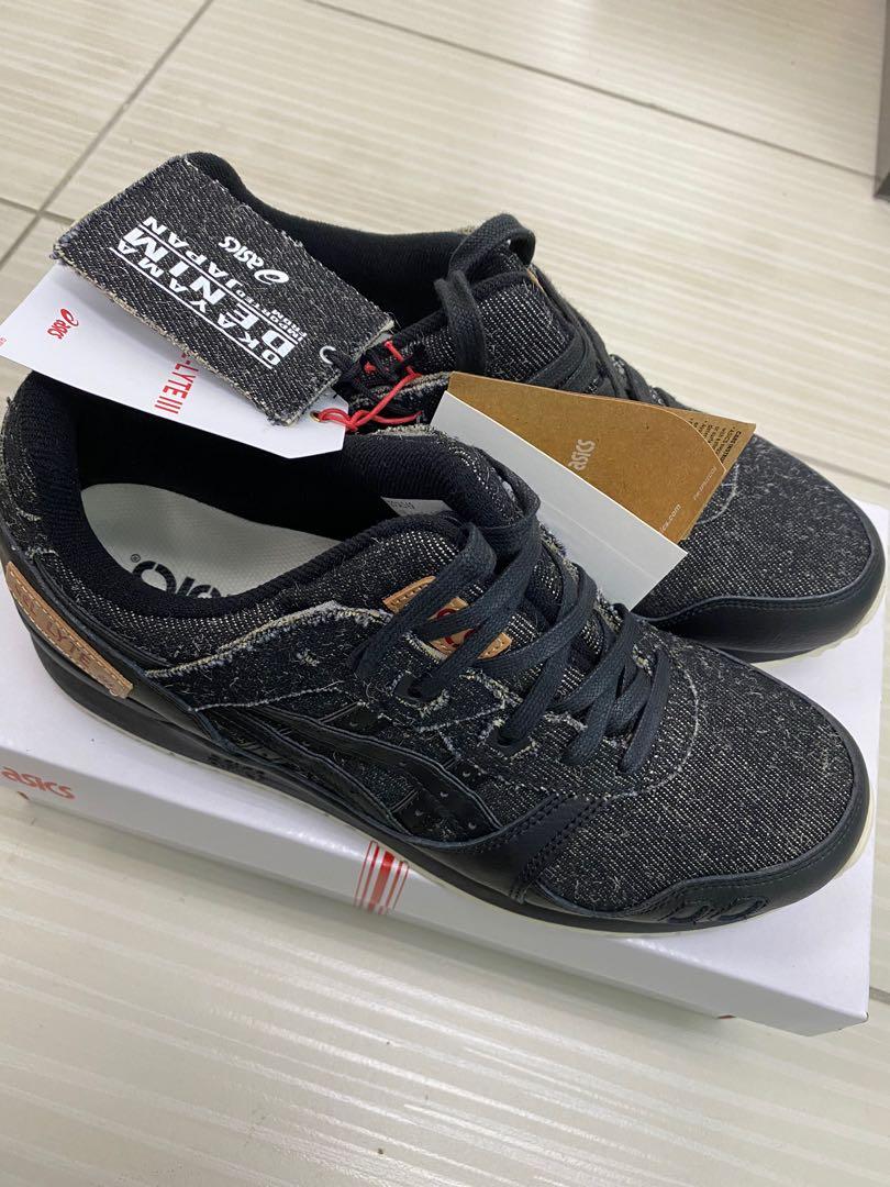 Asics gel lyte sale iii black suede