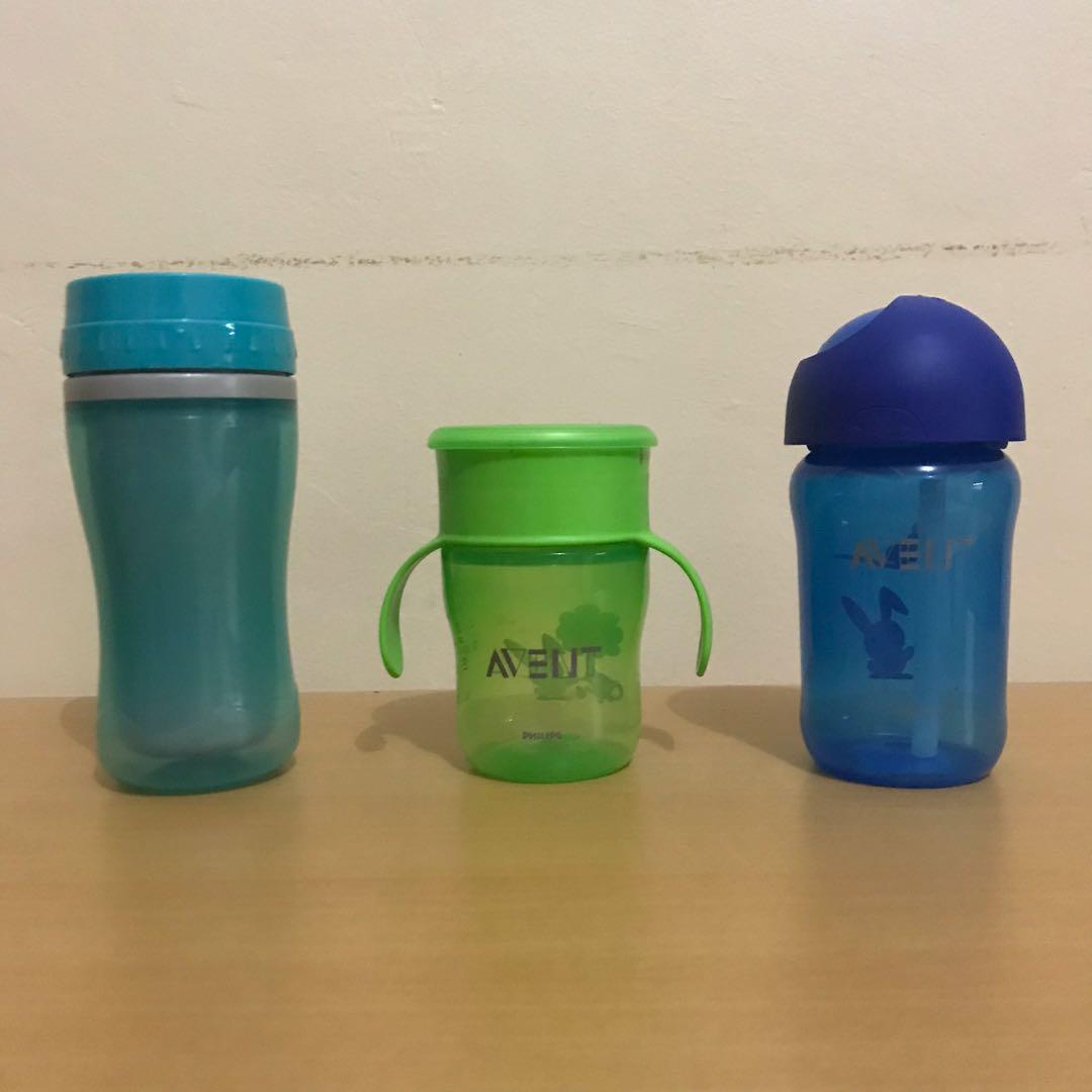 AVENT / Playtex training cups (Category: Weaning & Toddler Feeding) located in Manila. Submitted by mnl.authentics_closet (Listing ID 1083991569, Image 2). Description: Never been used AVENT and Playtex training cups With extra spill proof replacement valves for Playtex cup Bought in Dubai Take all for P 1,150.00 PHP 450 pesos if per individual.