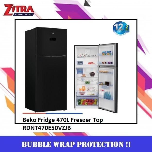 Beko Fridge 470l Freezer Top Rdnt470e50vzjb Refrigerator Peti Sejuk Rdnt470e50vzjgb Kitchen Appliances On Carousell