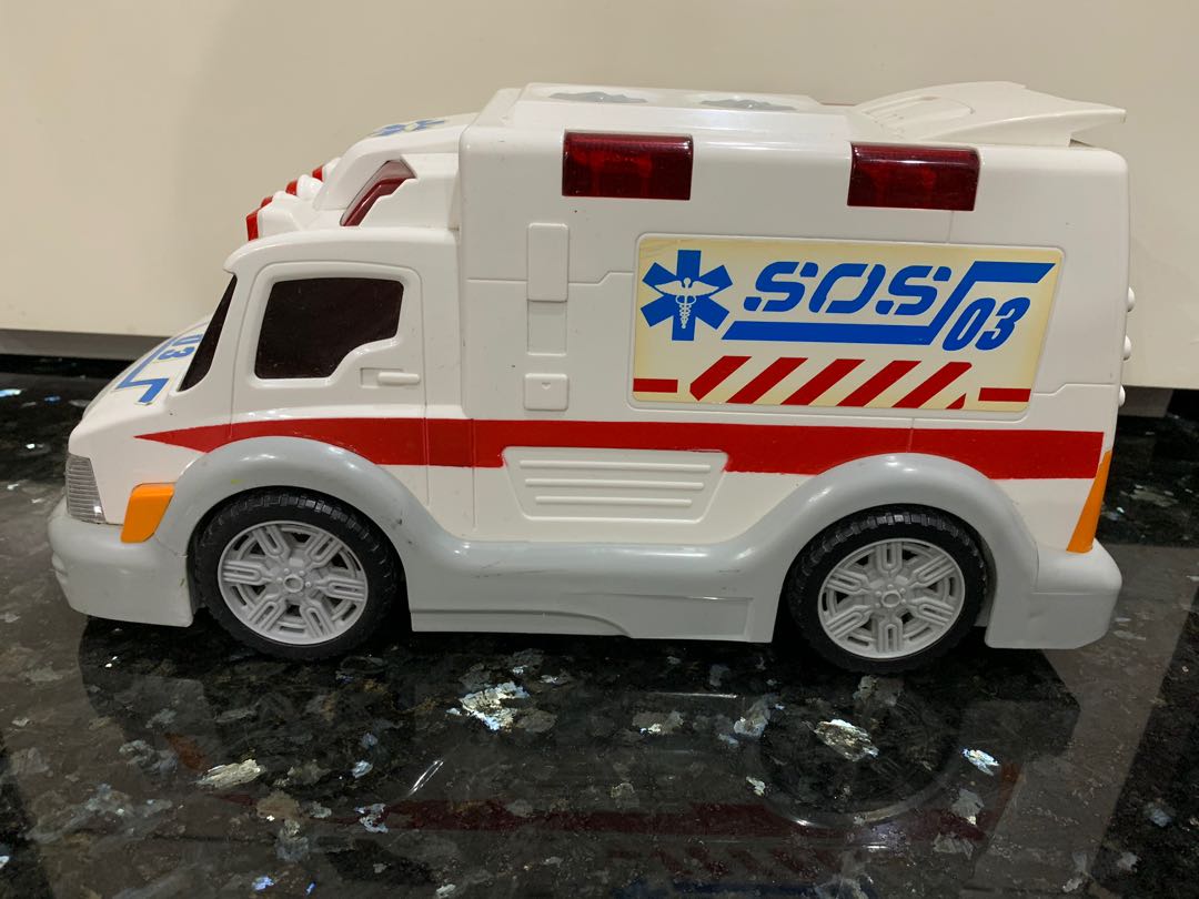 Big ambulance toy car sale