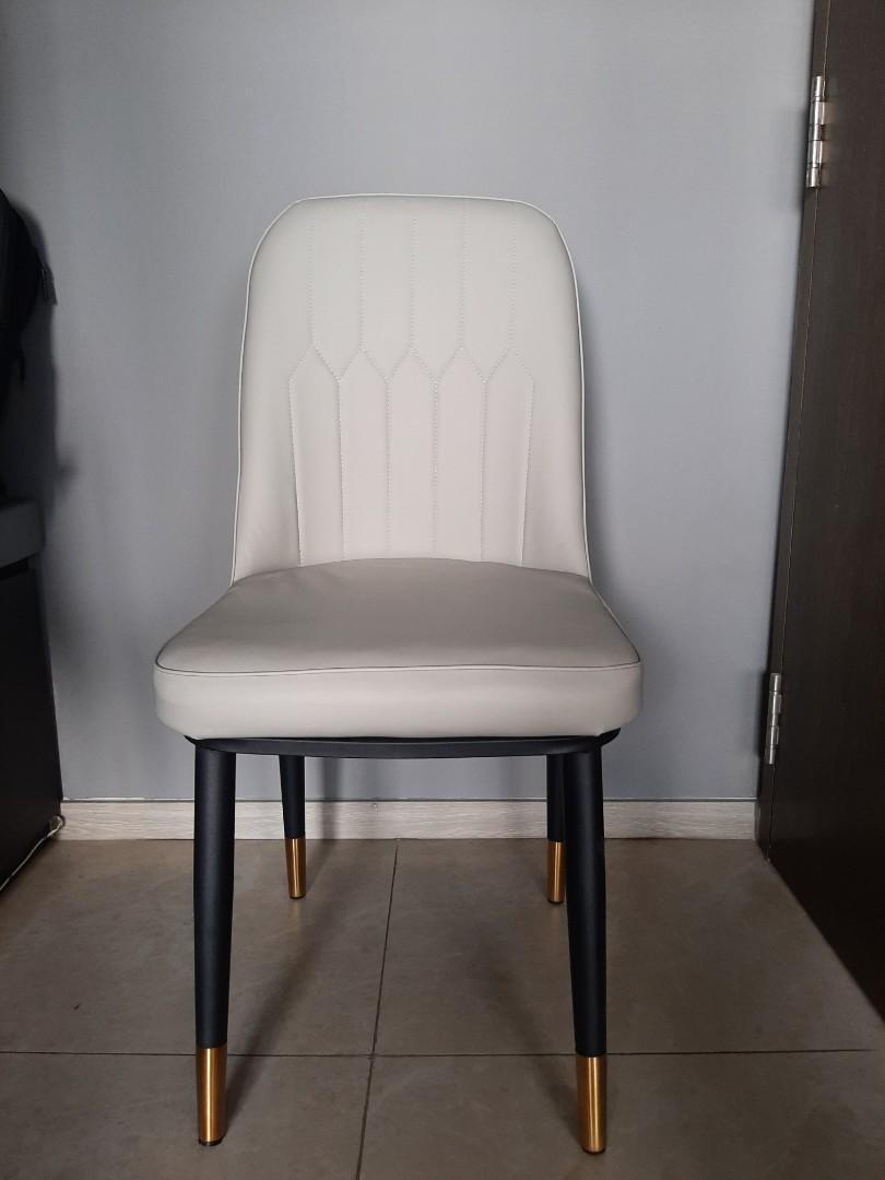 Black gold dining chair, Furniture & Home Living, Furniture, Chairs on