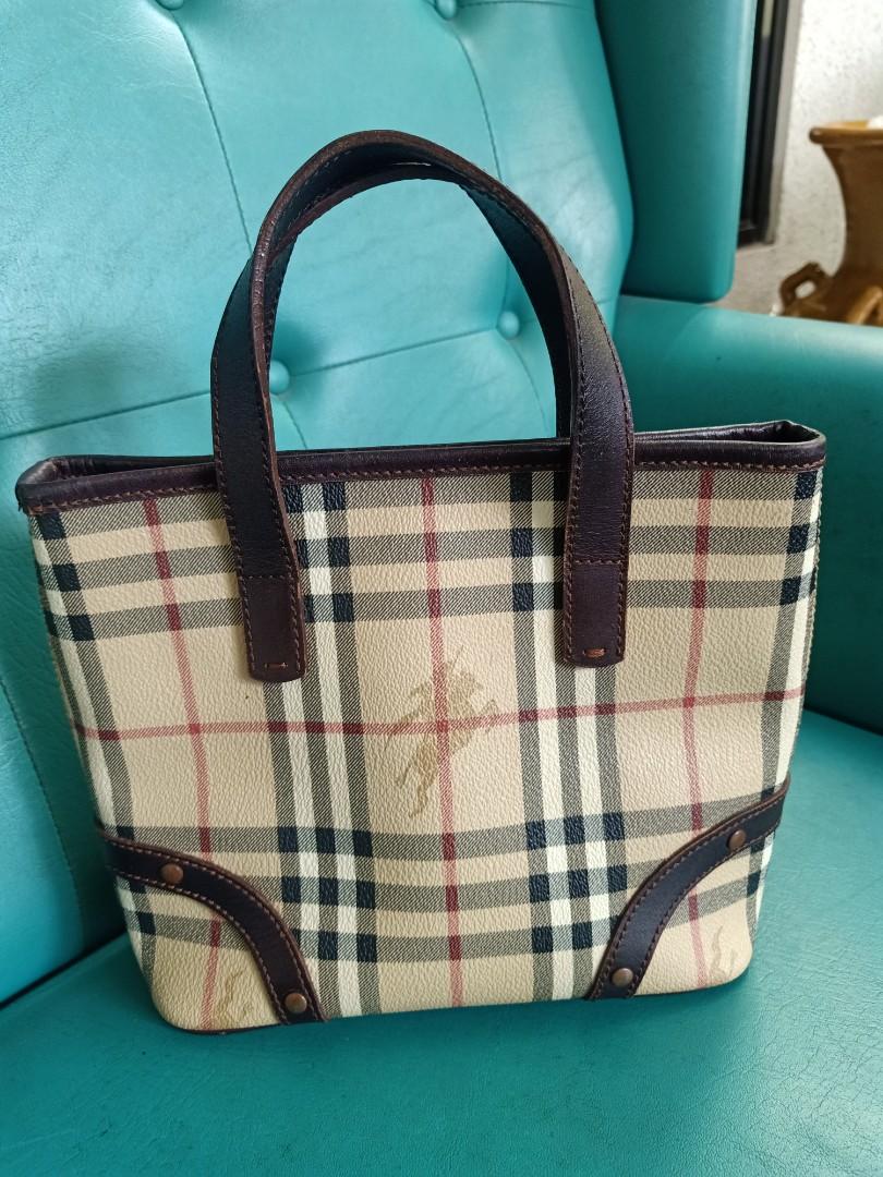 REPRICED!!! Burberry London Small Handbag, Luxury, Bags & Wallets on  Carousell