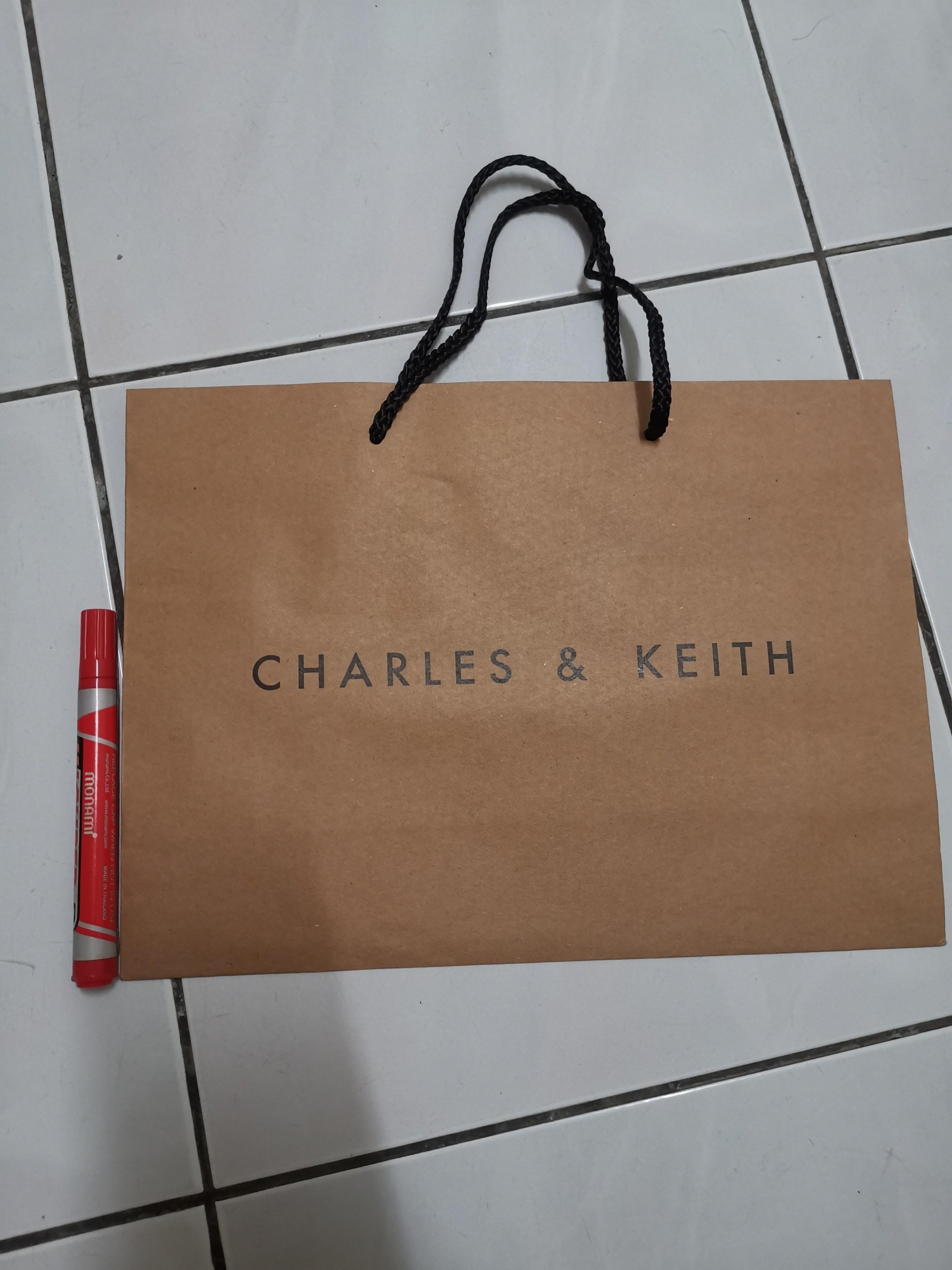 Paper bag charles and keith original on sale