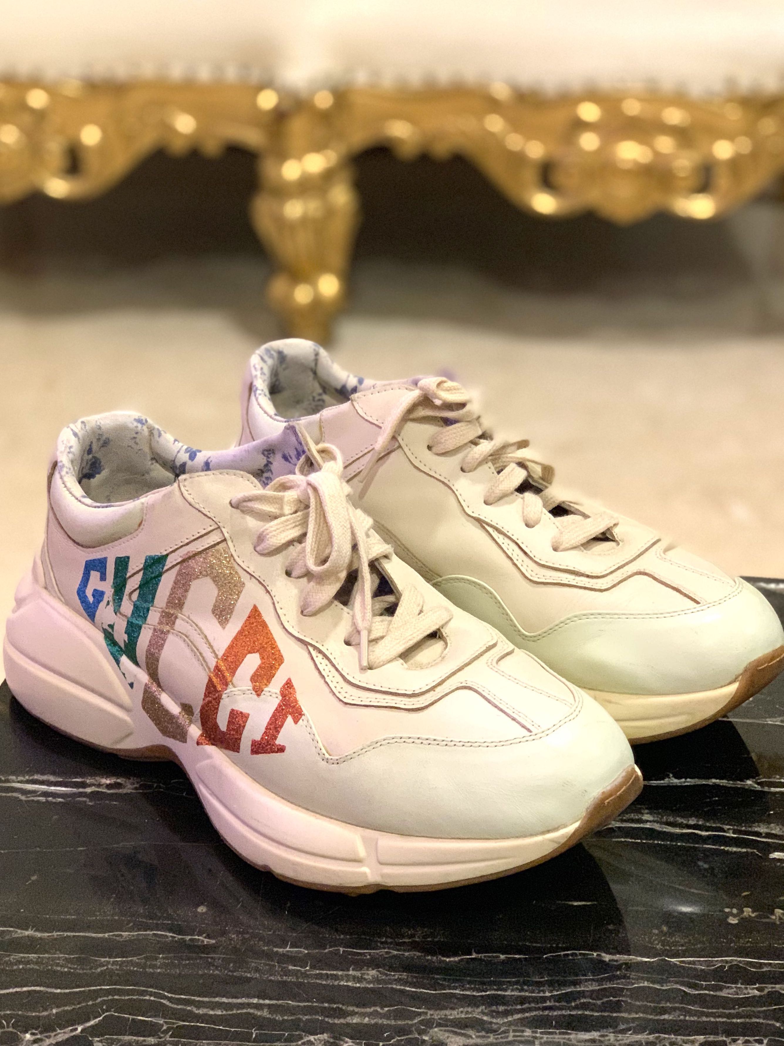Gucci on sale rhyton rainbow