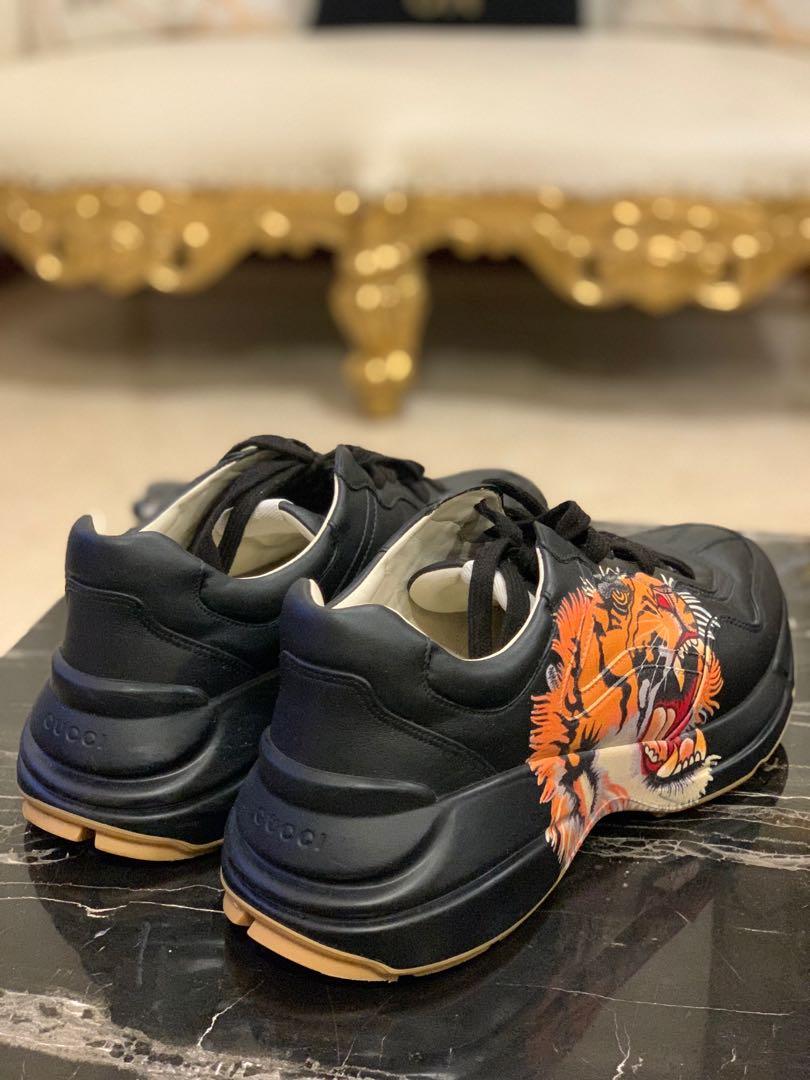 Gucci rhyton black hotsell tiger